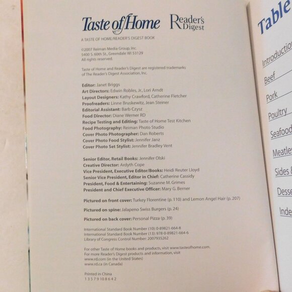 Taste of Home The Busy Family Cookbook 2007 PB 370 Recipes for Weeknight Dinners - Picture 4 of 11